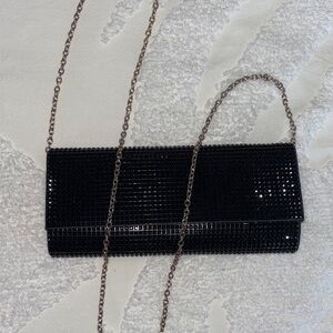 Sole Society Black Chain Clutch